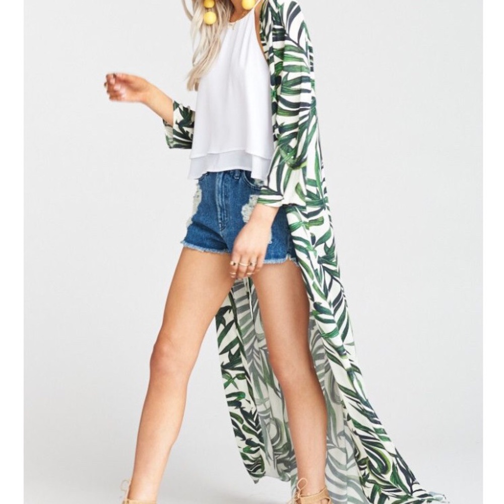 Show Me Your Mumu Peruvian palm  karymn cape NWT